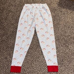Smockingbird Santa Print Pajama Set Size Large